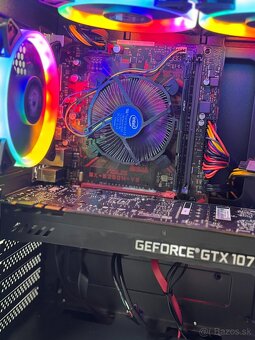 🖥️Predám herný PC – i5 7500 + GTX 1070 + 16 GB RAM DDR4 - 3