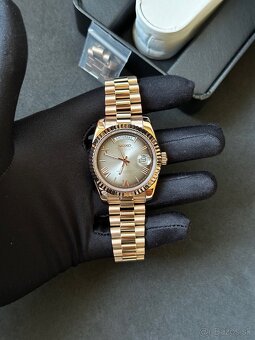 Seiko mod Day-Date Brown - 3