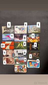 Zberateľské telefónne karty (sada) - 3