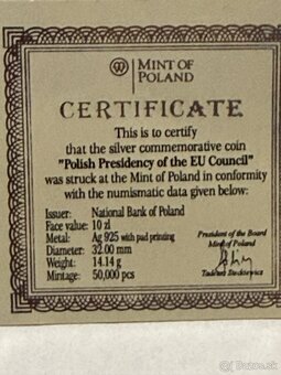 Strieborná minca - 3