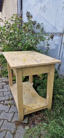 Dreveny stolik na renovaciu - 3