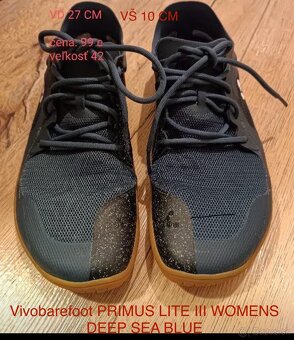 Vivobarefoot PRIMUS LITE III DEEP SEA BLUE - 3