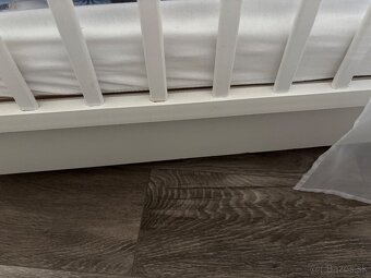 Detská postieľka s matracom a baldachýnom - 3