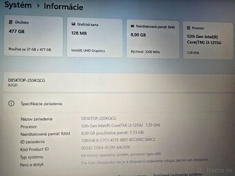 Lenovo ideapad 1 15 s 8gb ram 512gb ssd diskom a i3 procesor - 3