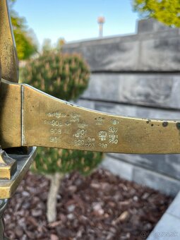 Starožitná obchodná váha pre zberateľa - 3