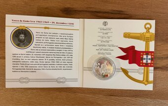 Strieborná investičná minca Vasco da Gama - 3