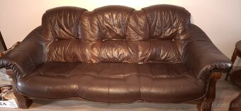 Predám koženú sedačku 2+3 - 3