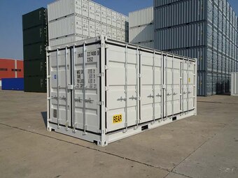 Predám lodný kontajner 20'Side Door RAL7035 - 3