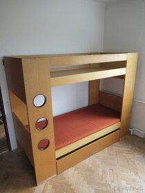 Poschodová posteľ 200x90x160 cm AXA 4 - 3