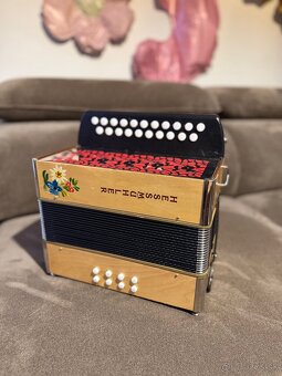 Detská dvojradová heligonka Hessmühler - 3