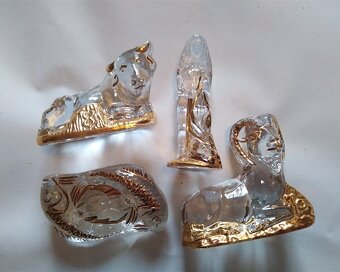 Znamenia zverokruhu CRYSTAL BOHEMIA CZECHOSLOVAKIA - 3