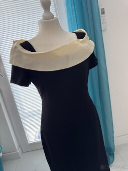 Moskada saty vestido cuello talianske luxusne saty - 3