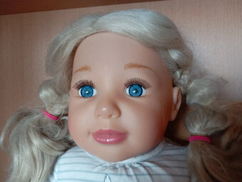 Bábika Sally 63 cm - minimálne hraný stav, bez vád - 3