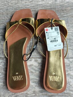 Šľapky Zara veľ 40 - 3