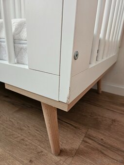 Klups / Little Sky Sofie 120x60 White detská postieľka - 3