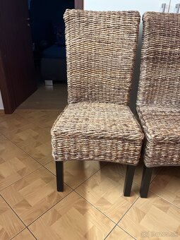 Ratanove stolicky 4 ks ( 1ks 20 eur) - 3