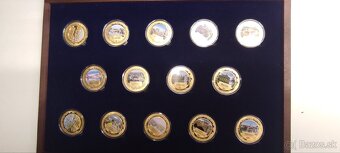 Mince EU miest pozlatene - 3