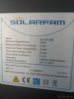 100w solar panel+ regulator 2x usb - 3