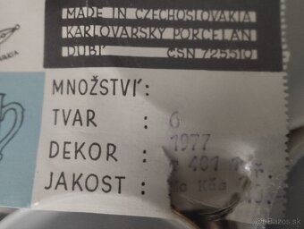 Originálne zabalený porcelán - 3