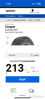 33x12.5 r15 STT Cooper - 3