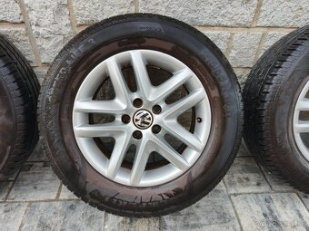 PREDÁM SADU KOLIES 5x112R16 + PNEU 215/65R16 VW, ŠKODA, AUDI - 3