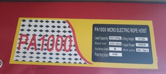 Elektrické navijaky PA600 a PA1000 - 3