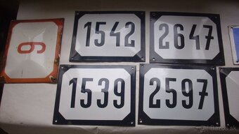 Smaltované tabuľky 11 kusov - 3