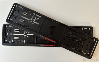 Ford Performance podložky pod ŠPZ - 3