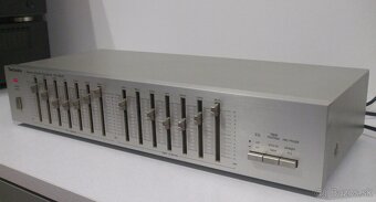 Equalizer strieborny 2x7 pasmovy TECHNICS SH-8025 vyr. JAPAN - 3