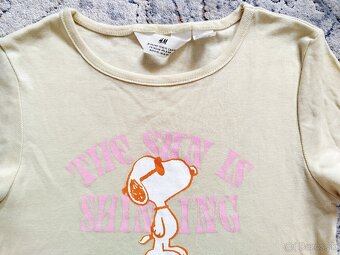 Tričká Crop Top H&M a Reserved - veľkosť 134/140 - 3