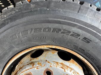 Disky + pneumatiky 315/80/R22,5 - 3