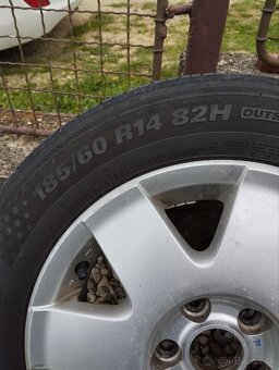 5x100 R14 letné gumy - 3