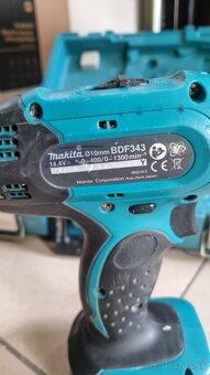 Aku vŕtací skrutkovač Makita BDF343 - 3