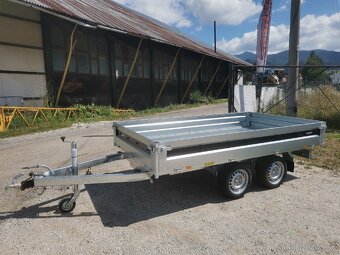 Prívesný vozík-hydraulický sklápač 2700kg - 3