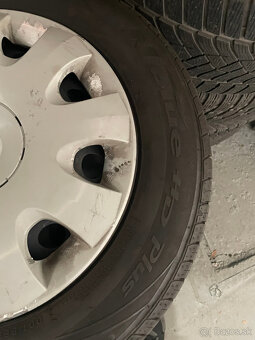 Letne kolesa na plech. diskoch s puklicami Skoda 195/65 r15 - 3