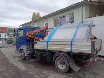 Preprava materiálu sklapacom - 3