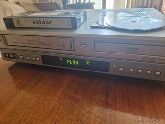 VHS 2V1 HiFi Daewoo PANASONIC VHS CD DVD videorekordér - - 3