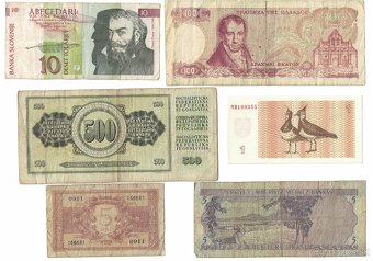 Zbierka bankoviek po 2 eura a 3eur - rôzne - 3