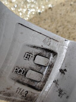 Predám hliníkové disky DEZENT 5x114.3 R16 - 3