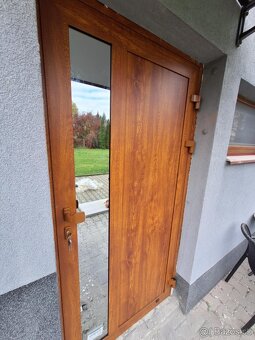 Prodám nové hliníkové dveře .Belgický profil. Aliplast - 3