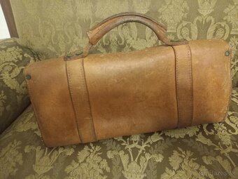 Stará kožená brašna- aktovka - 3