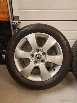 205/55 R16 letné pneu + alu disky - 3