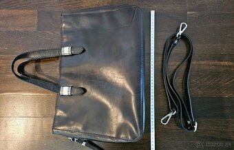 Kožená taška na notebook GIUDI - 3