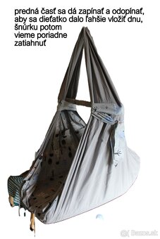 Detská hojdačka / hamak + hniezdo - 3