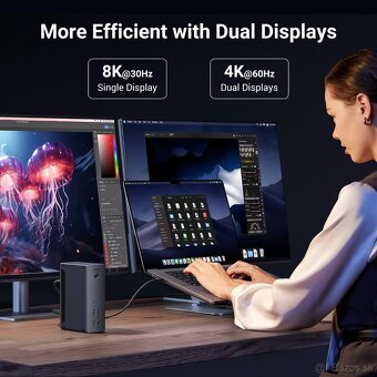 UGREEN Revodok Max 213 USB-C Hub 13-in-1 Docking Station Thu - 3