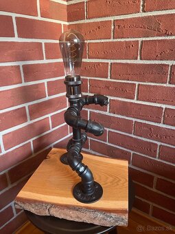 Jedinečná industriálna lampa – panáčik - 3