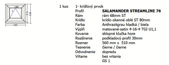 Použité plastové okná Salamander - 3