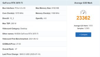 Herný PC, Ryzen 5 5600X, RTX 3070Ti, 32GB RAM, SSD 500GB - 3
