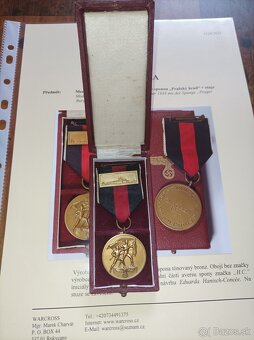 Medaile 1. říjen 1938 + spona (odznak, vyznamenanie) - 3