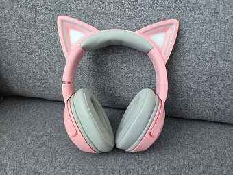 Razer Kraken Kitty BT V2 Herné slúchadlá – Quartz pink - 3
